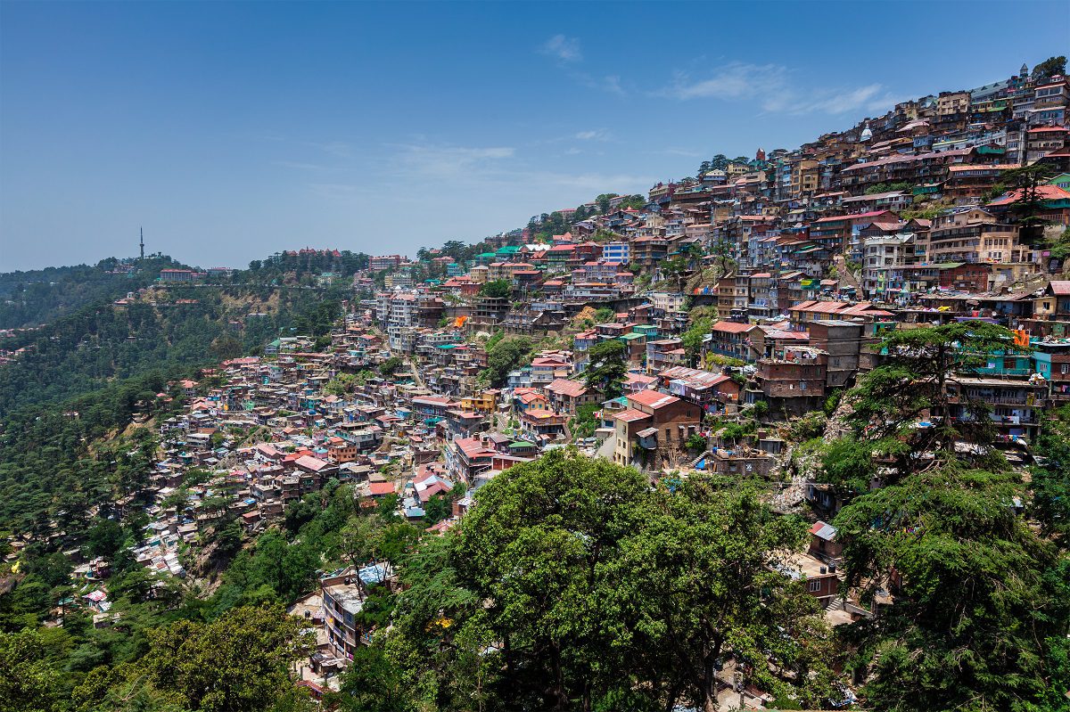 Shimla town, Himachal Pradesh, India